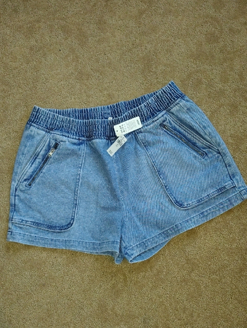 NWT's aerie Board Walk Denim Shorts-size Large - Picture 4 of 8